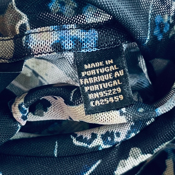 Ted Baker Mock Roll Neck Mesh Long Sleeve Top - Picture 8 of 11